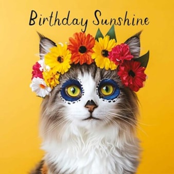 Birthday Card - Birthday Sunshine Birthday Card - Birthday Sunshine