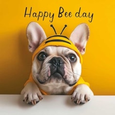Birthday Card - Happy Bee Day