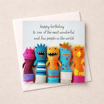 Birthday Card - Fun People In The World