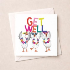 Get Well Soon Card - Get Well Geese Get Well Soon Card - Get Well Geese