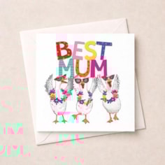 Open Card - Best Mum Geese