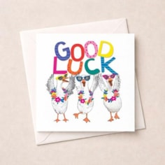 Good Luck Card - Good Luck Geese Good Luck Card - Good Luck Geese