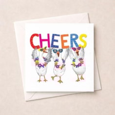 Thank You Card - Cheers Geese