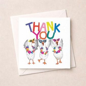 Thank You Card - Thank You Geese Thank You Card - Thank You Geese