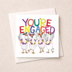 Engagement Card - You're Engaged Geese Engagement Card - You're Engaged Geese