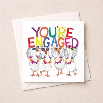 Engagement Card - You're Engaged Geese