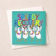 Get Well Soon Card - Speedy Recovery Geese Get Well Soon Card - Speedy Recovery Geese