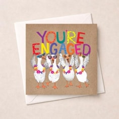 Engagement Card - You're Engaged Geese Engagement Card - You're Engaged Geese