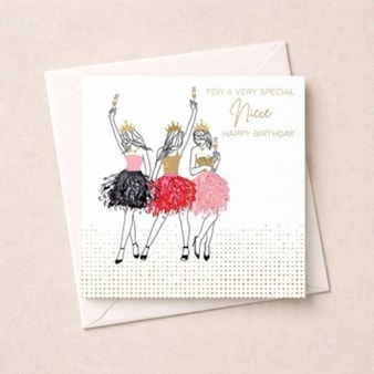Niece Birthday Card - For A Very Special Niece
