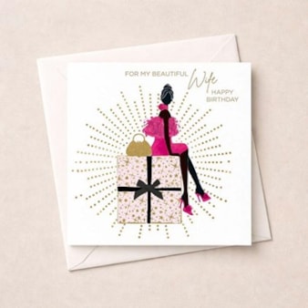 Wife Birthday Card - For My Beautiful Wife Wife Birthday Card - For My Beautiful Wife