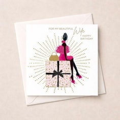 Wife Birthday Card - For My Beautiful Wife