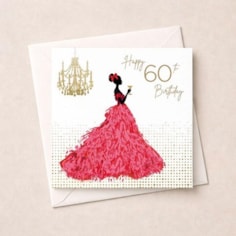 Age 60 Birthday Card - Happy 60th Birthday