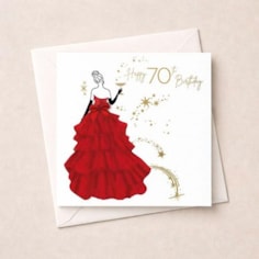 Age 70 Birthday Card - Happy 70th Birthday Age 70 Birthday Card - Happy 70th Birthday