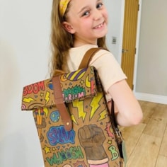 Power Colour-in Backpack