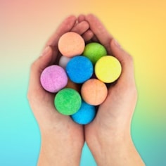 Rainbow Bath Bombs