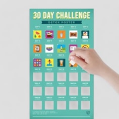 30 Day Challenge Poster Detox 30 Day Challenge Poster Detox