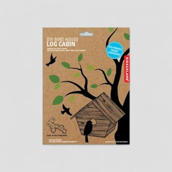 DIY Bird House Log Cabin