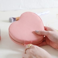 Pink Heart Jewellery Case Pink Heart Jewellery Case
