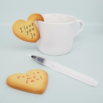 Personalised Heart Cookie Kit Personalised Heart Cookie Kit