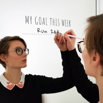 'My Goal This Week' Mirror Sticker and Pen 'My Goal This Week' Mirror Sticker and Pen