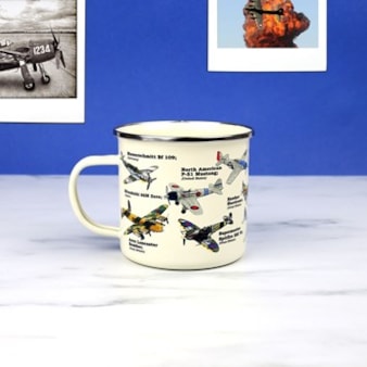 Planes Enamel Mug Planes Enamel Mug