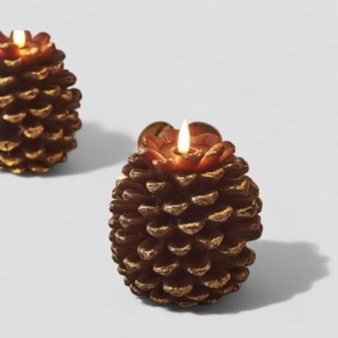 Pinecone Candle Light Pinecone Candle Light
