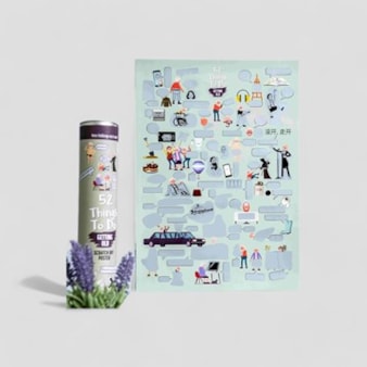 52 Things To Do Scratch Off Poster - Getting Old 52 Things To Do Scratch Off Poster - Getting Old