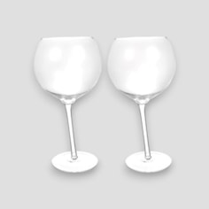 Tipsy Gin Glasses Set Of Two