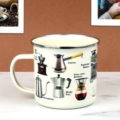 Coffee Enamel Mug