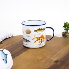 Sea Life Enamel Mug Sea Life Enamel Mug