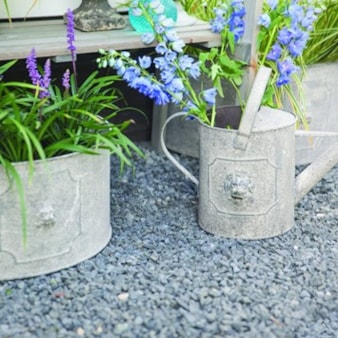 Aged Metal Watering Can Aged Metal Watering Can