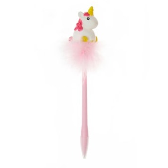 Fluffy Unicorn Pen With Light Fluffy Unicorn Pen With Light
