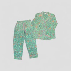 Green Floral Women's Pyjamas