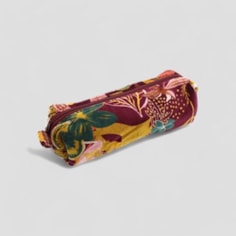 Pink Floral Cotton Velvet Case Pink Floral Cotton Velvet Case