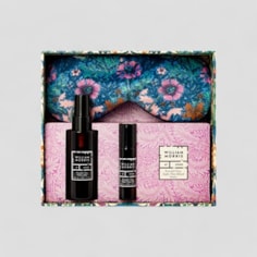 William Morris Night Time Ritual of Lavender Filled Velvet Eye Mask, Pillow Mist