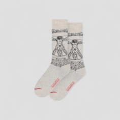 Leonardo da Vinci - Vitruvian Man Socks Leonardo da Vinci - Vitruvian Man Socks