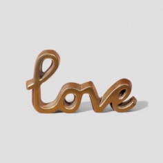 Gold Decorative LOVE Gold Decorative LOVE