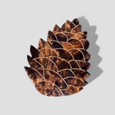 Pinecone Claw Hair Clip