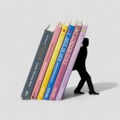 Too Many Books Bookend