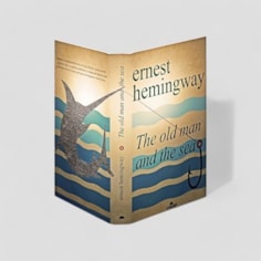 Book Lamp - Ernest Hemingway, The Old Man and The Sea