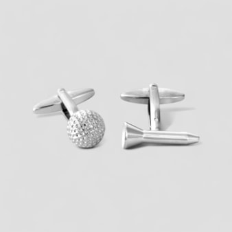 Golf Tee & Ball Cufflinks Golf Tee & Ball Cufflinks