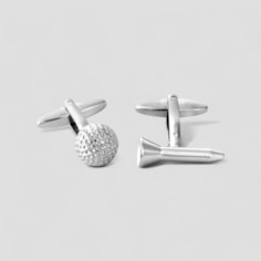 Golf Tee & Ball Cufflinks