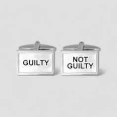 Guilty & Not Guilty Cufflinks Guilty & Not Guilty Cufflinks