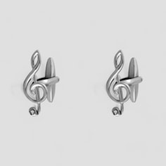 Music Note Cufflinks