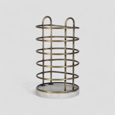 Brompton Antique Brass Utensil Holder Brompton Antique Brass Utensil Holder