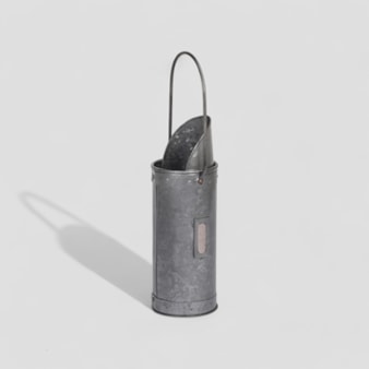 Antique Pewter Match Holder Antique Pewter Match Holder