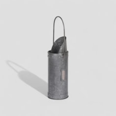 Antique Pewter Match Holder