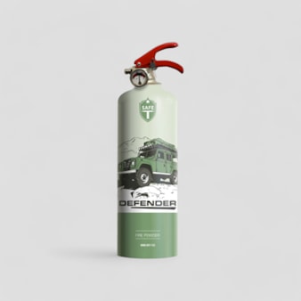 Designer Fire Extinguisher - Land Rover Defender Designer Fire Extinguisher - Land Rover Defender