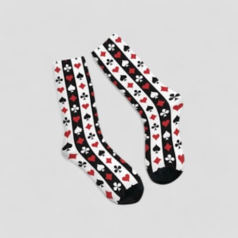 Clubs, Diamonds, Hearts & Spades Socks Clubs, Diamonds, Hearts & Spades Socks