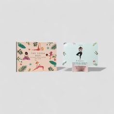 Positive Box Of 50 Yoga Postcards
